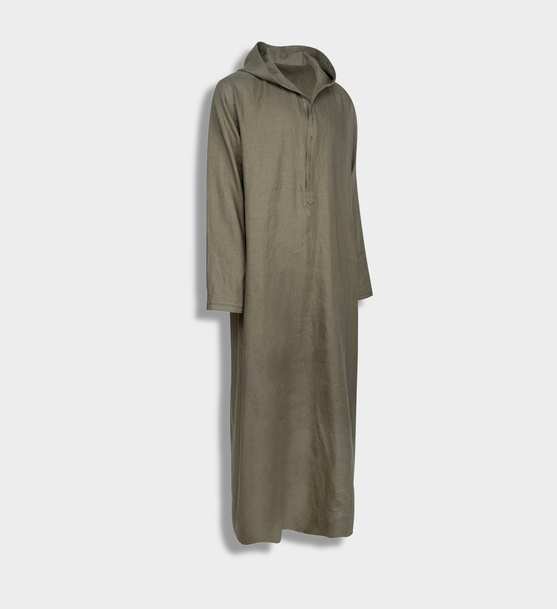 Green Linen Thobe Hoodie