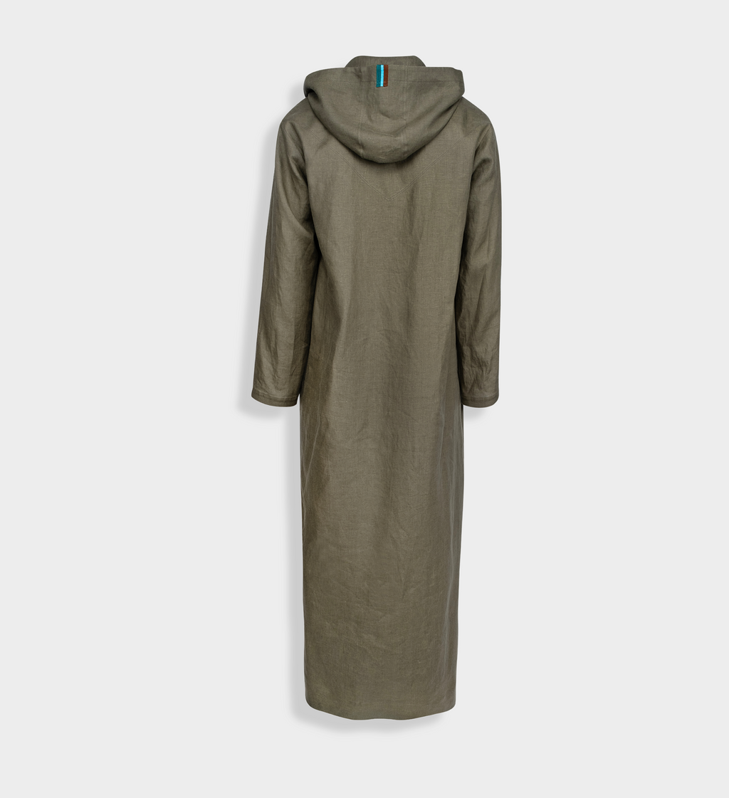 Green Linen Thobe Hoodie