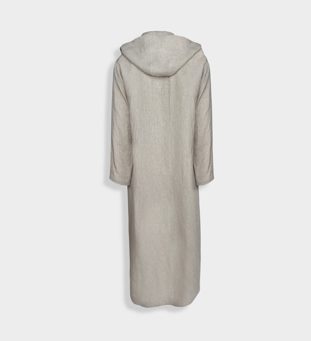 Oat Linen Thobe Hoodie
