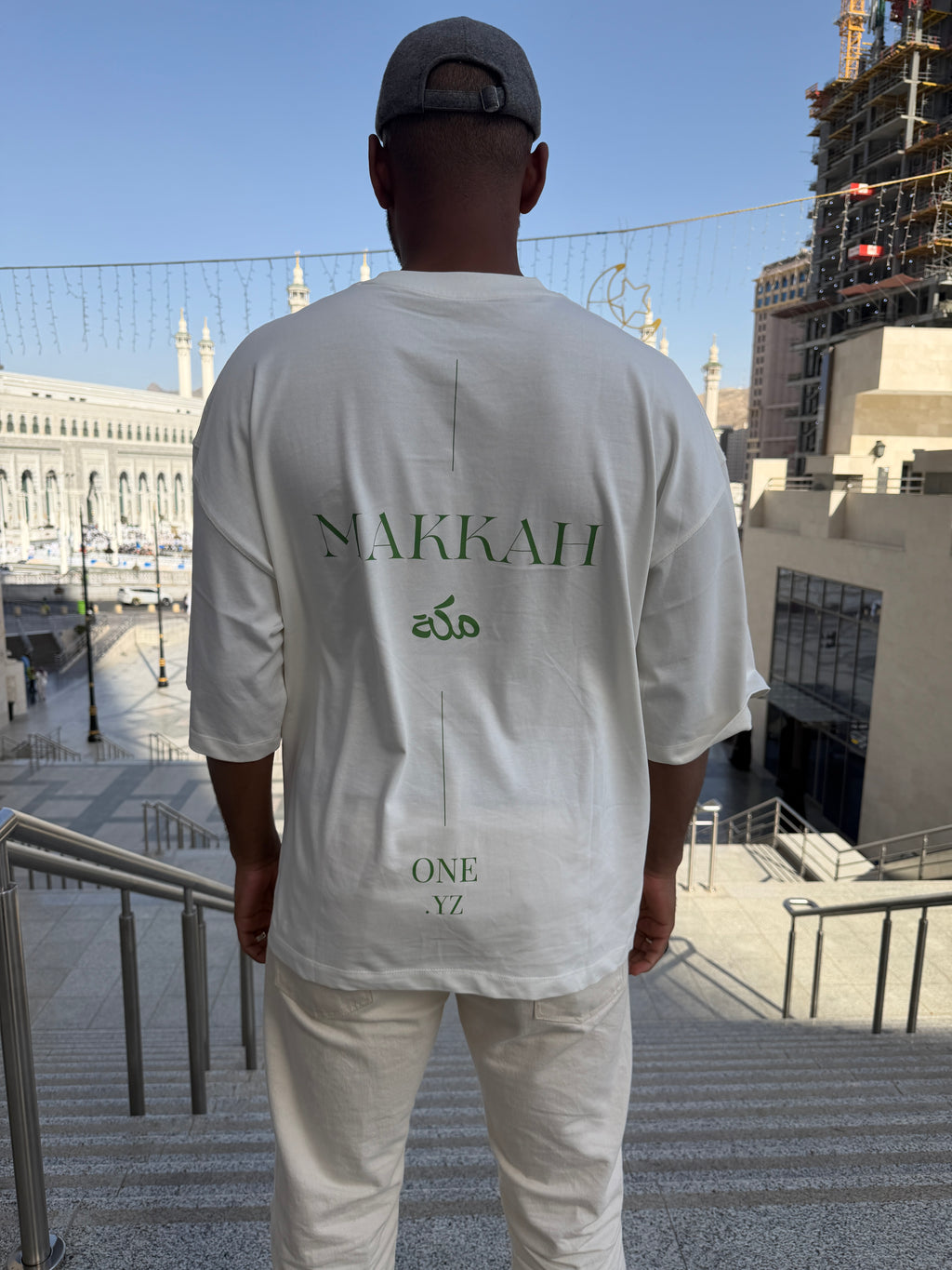 White Makkah T-Shirt
